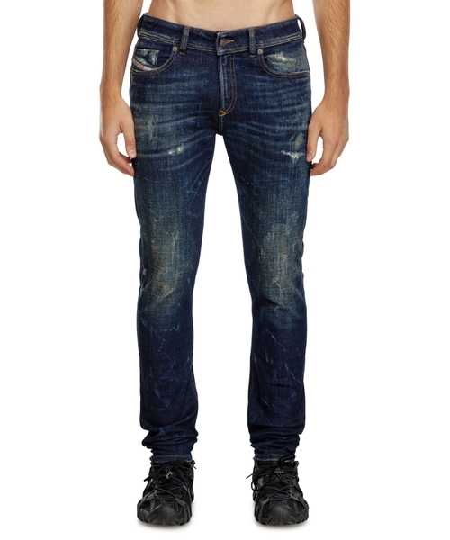 Dar biçimli denim şalvar