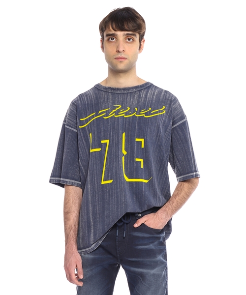 Printli pambıq T-shirt