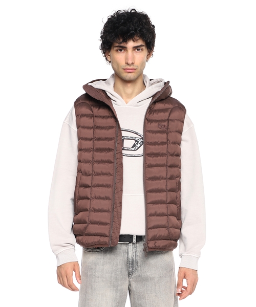 W-Temple puffer vest