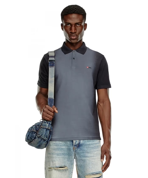 Polo shirt with gradient effect