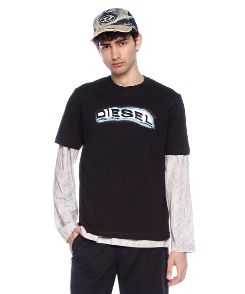 Printed cotton t-shirt