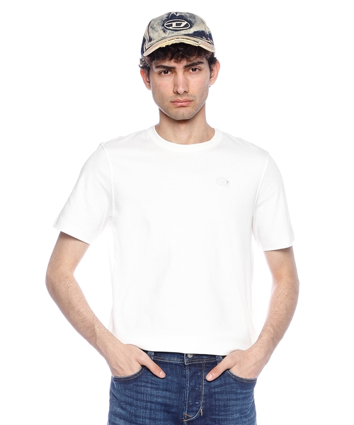 Loqo naxışlı T-ADJUST-SLITS-R17 T-shirt