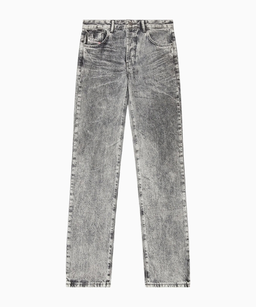 Kristallarla bəzədilmiş denim şalvar