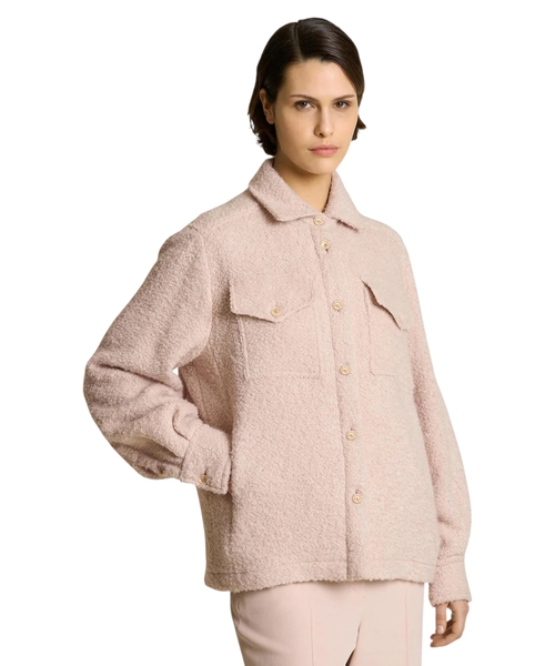 Cashmere cloth overshirt