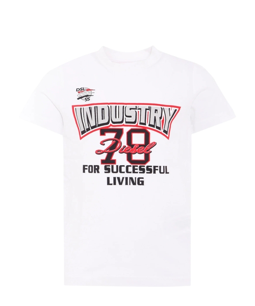 Хлопковая футболка с принтом