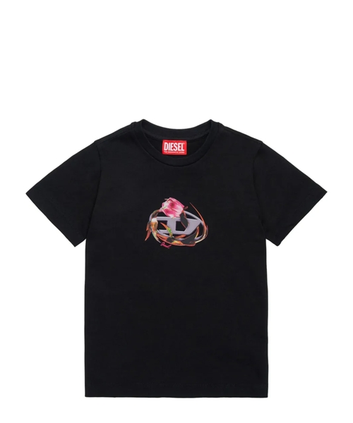 Хлопковая футболка с логотипом