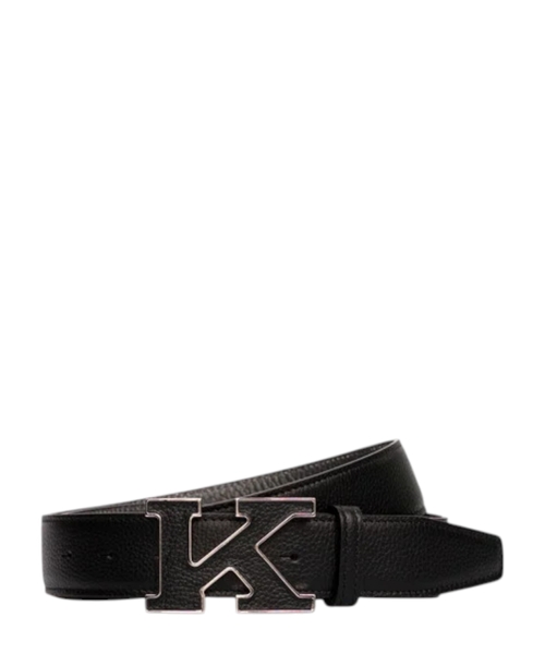 Loqo toqqalı dəri kəmər