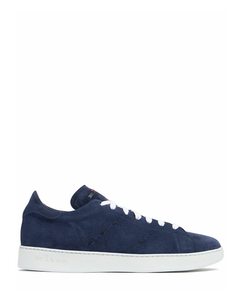 Suede low top sneakers
