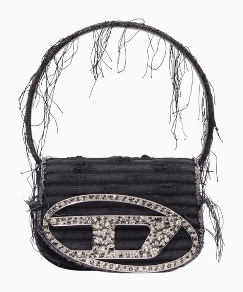 1DR-Iconic shoulder bag in canvas and leather