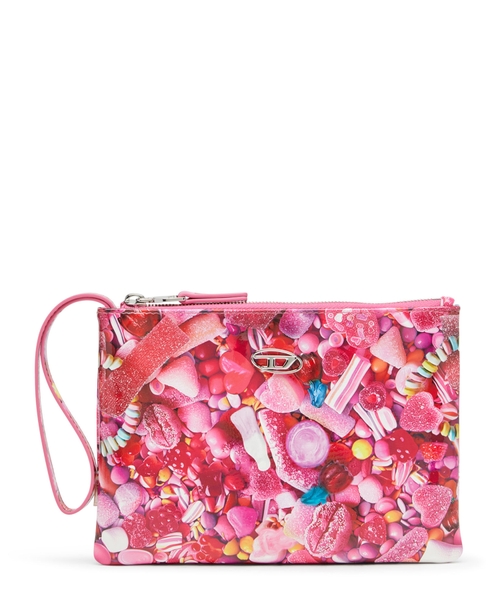 Loqo detallı printli portmone