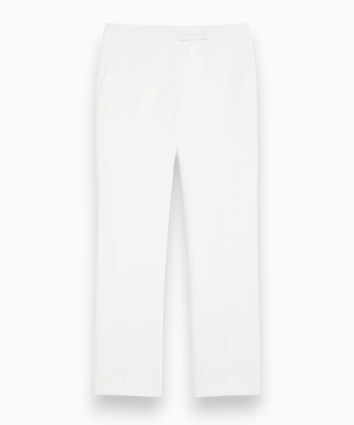 Cotton satin trousers