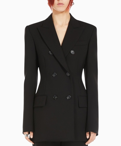 Gelly double-breasted virgin wool blazer