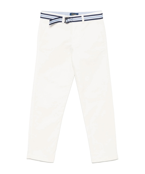 Брюки прямого кроя с ремнем