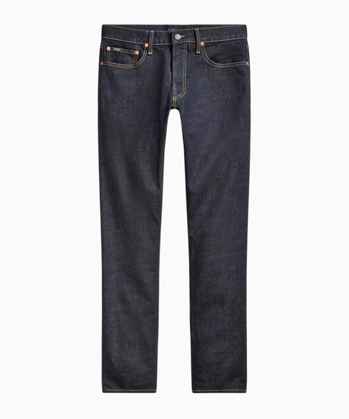 Düz biçimli denim şalvar