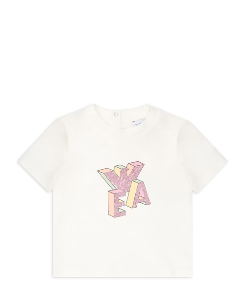 T-shirt with logo print