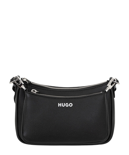 Shoulder bag with logo