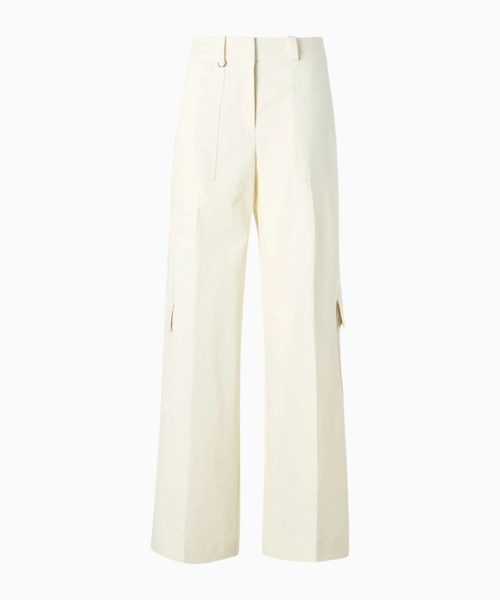 Loose-fit cargo trousers in stretch-cotton twill