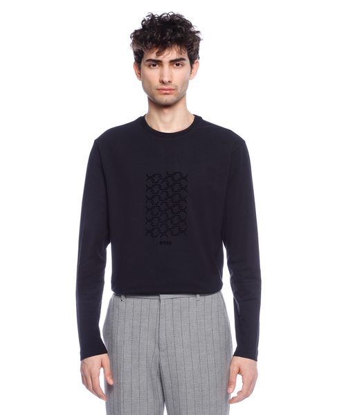 Printed long-sleeve T-shirt