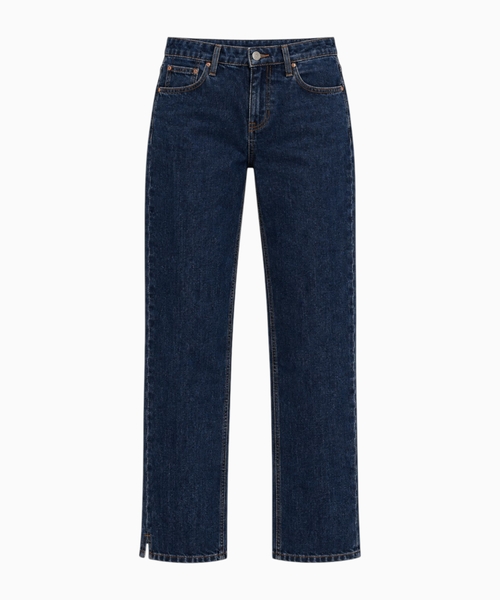 Slim-fit jeans in rinse-washed denim
