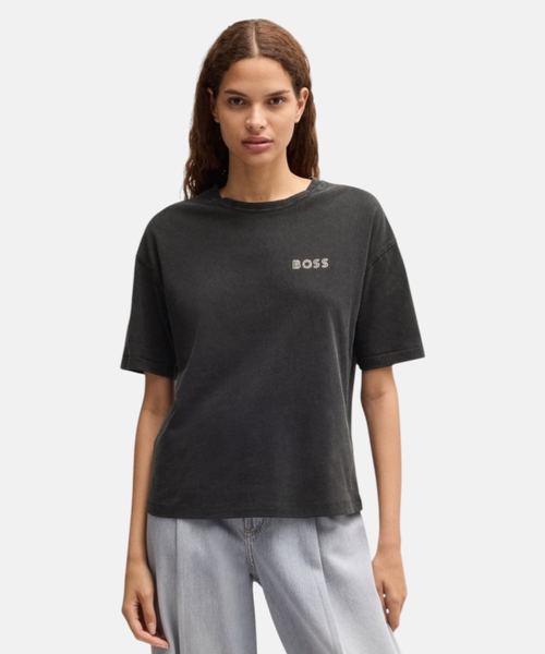 Cotton T-shirt with print