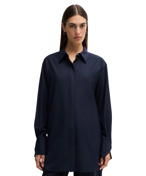 Рубашка из немнущейся шерсти