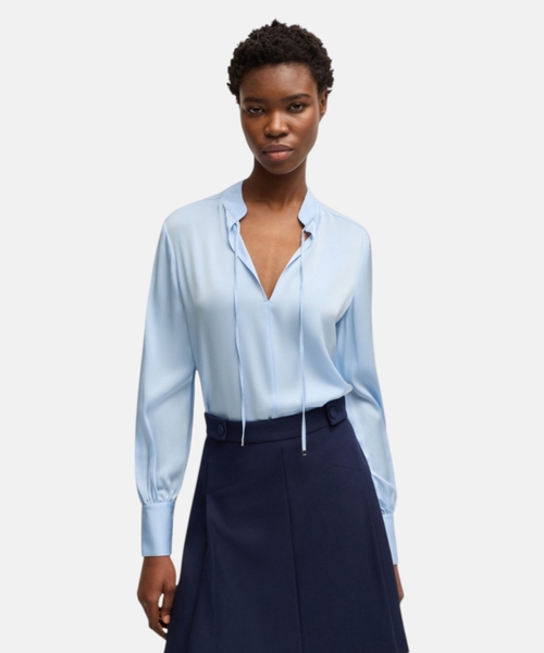 Блузка свободного кроя