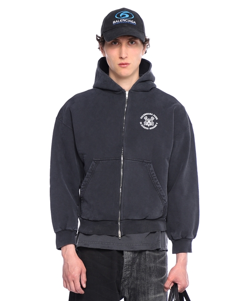 Толстовка с капюшоном на молнии