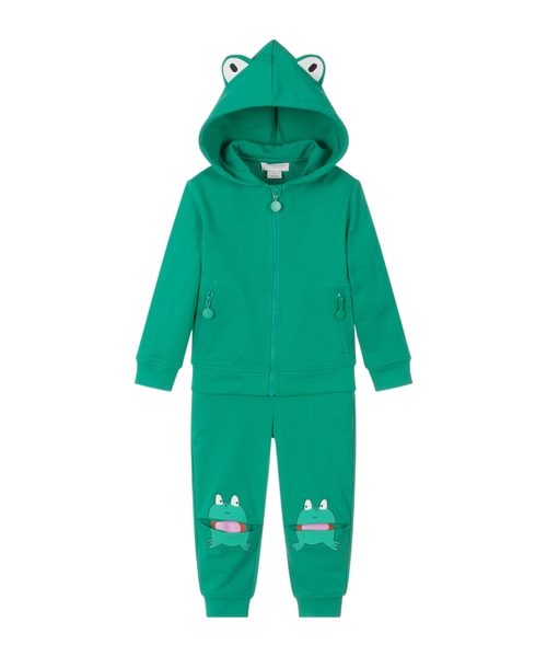 Printed cotton tracksuit