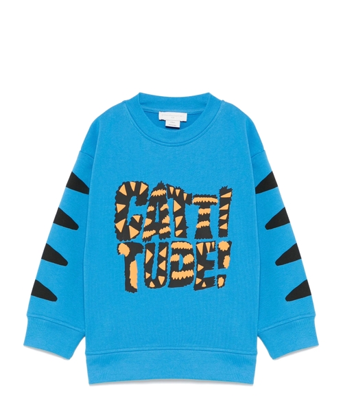 Qrafik printli svitşot