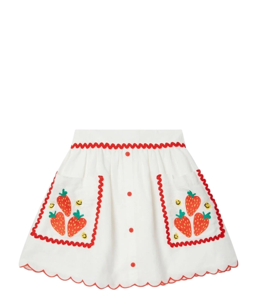 Юбка с клубникой