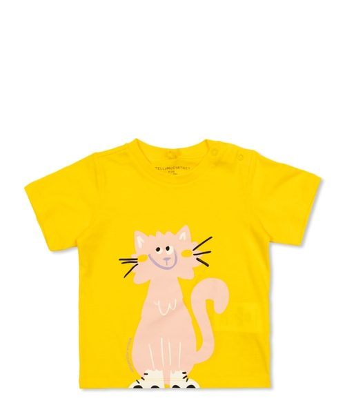 Футболка с графическим принтом кота