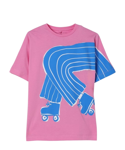 Хлопковая футболка с принтом