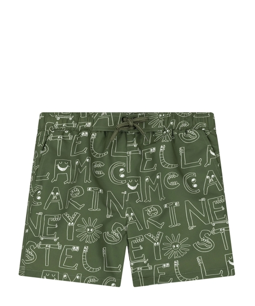 Logo letters swim shorts