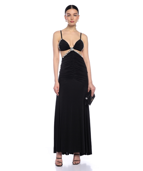 Dune Jersey Cut-out Dress