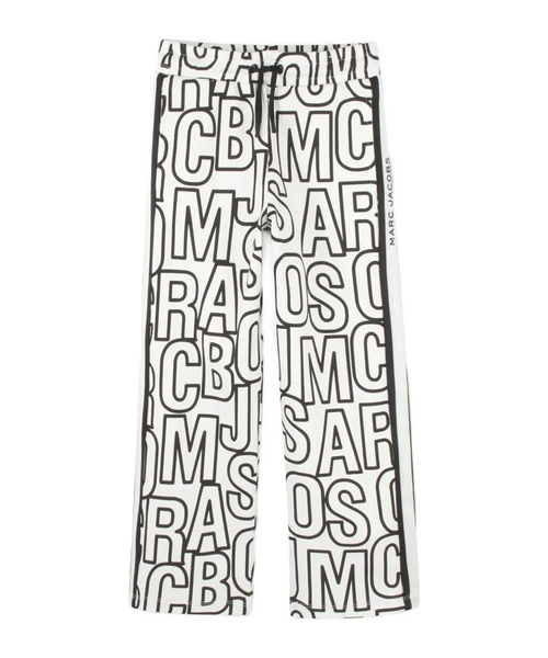 Trousers with logo print