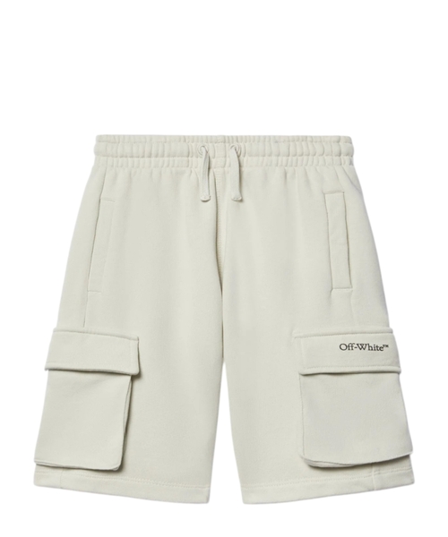 Diagonal bookish sweat shorts