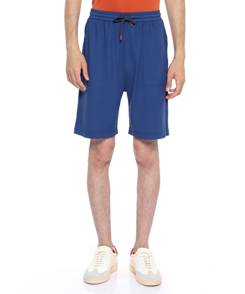 Drawstring straight cut shorts