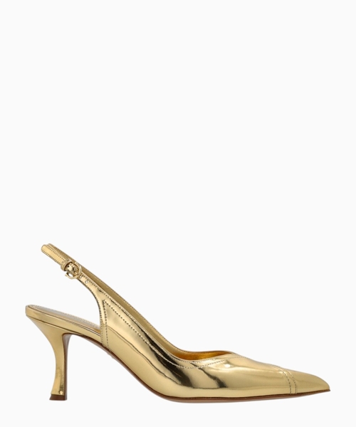 Leather slingback