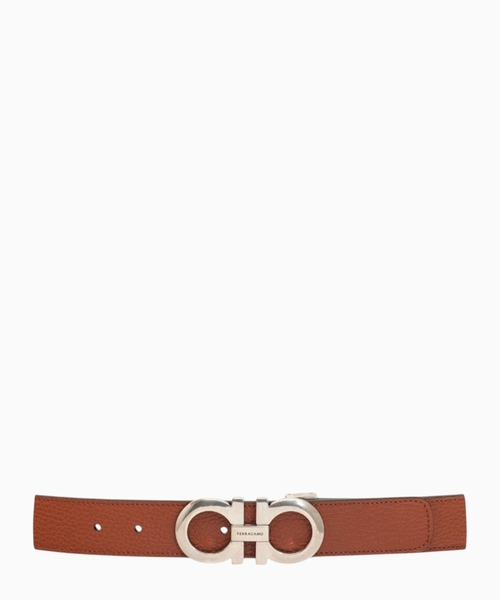 Reversible and adjustable Gancini belt