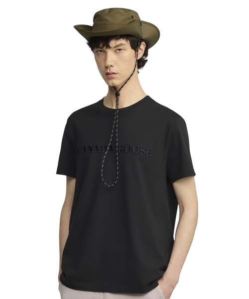 Emersen loqo naxışlı T-shirt