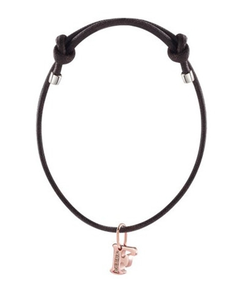 My First F Charm bracelet