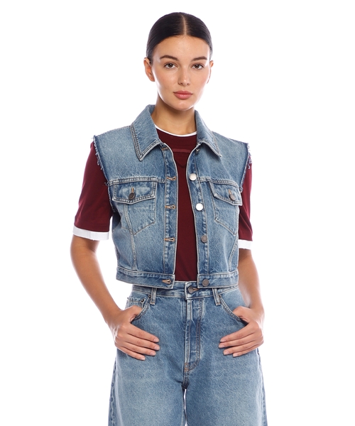 Denim vest