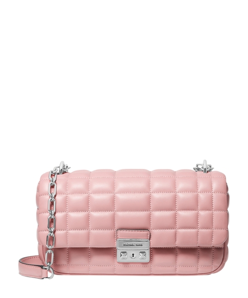 Tribeca böyük sırıqlı dəri çiyin çantası