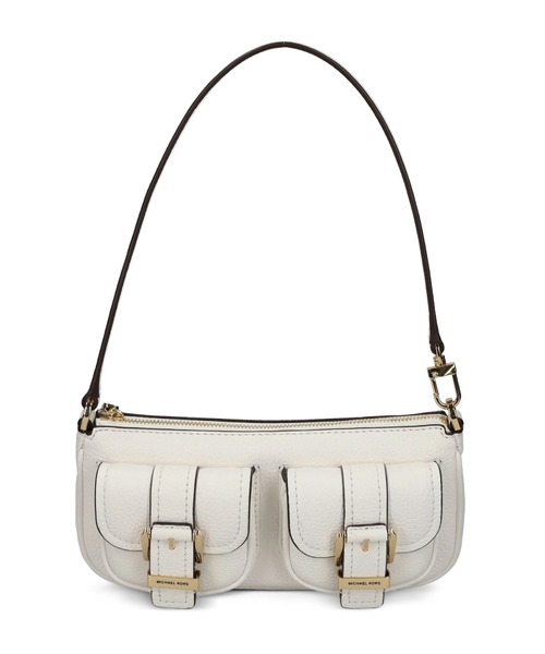 Zoe Small pebbled leather pochette