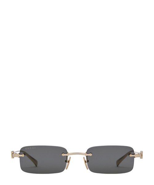 Rectangular frame sunglasses