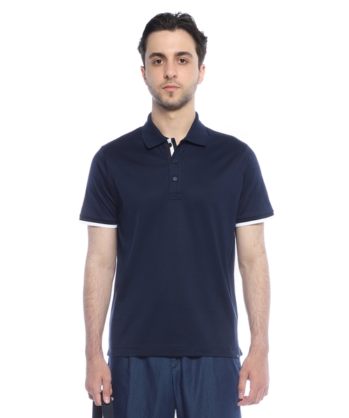Polo shirt with short sleeves and classic collar