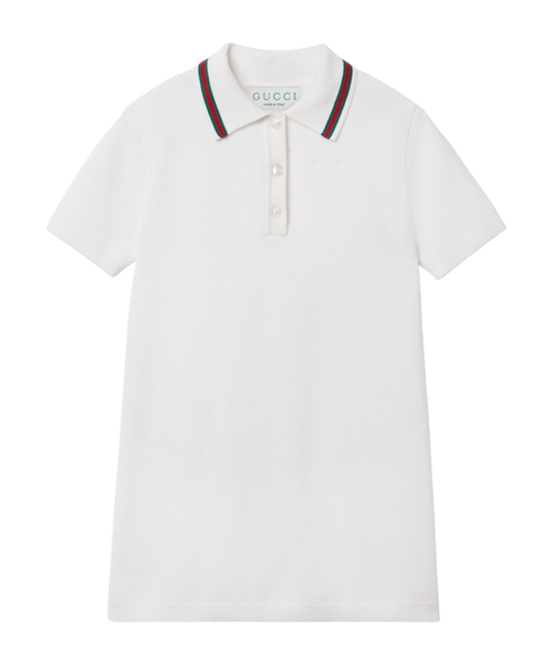 Cotton polo dress