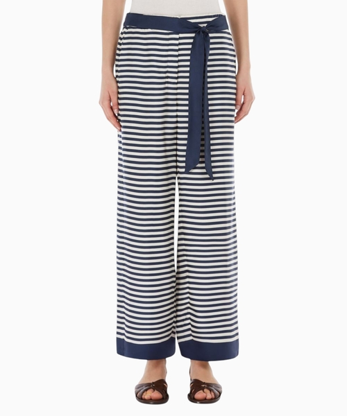 Nine striped silk trousers