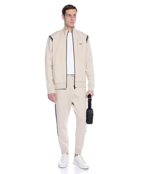 Tracksuit set with stripe inserts