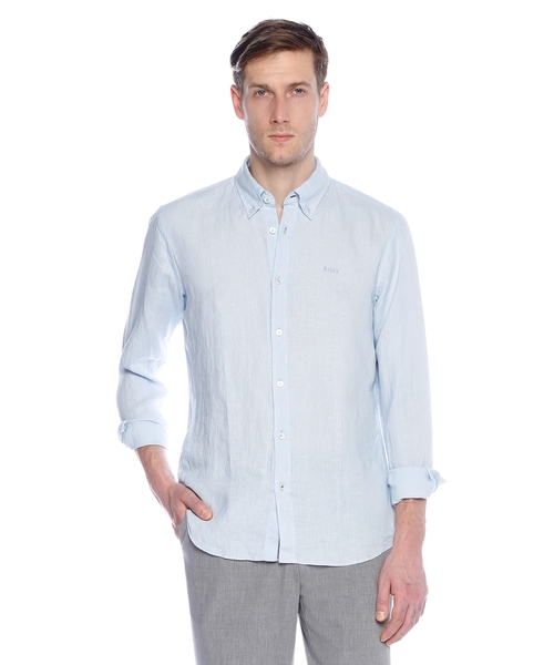 Льняная рубашка H-ROAN